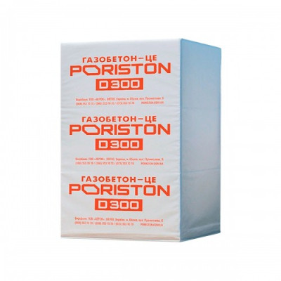 Газоблок PORISTON 300/200/610 мм D300