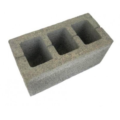 Щебнеблок 393/190/190 мм 