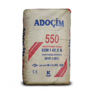 Цемент ADOCIM М550 Турція 25 кг