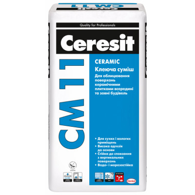 Клей для плитки CERESIT CM11 25 кг