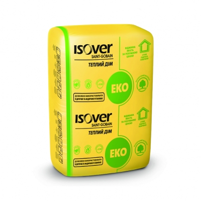 Мінеральна Вата ISOVER ТЕПЛИЙ ДІМ ПЛИТА 1170/610/100мм 5кв.м